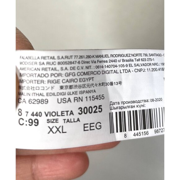 VIOLETA by MNG‎ Vestido knit stretchy dress sz XXL - Picture 11 of 11